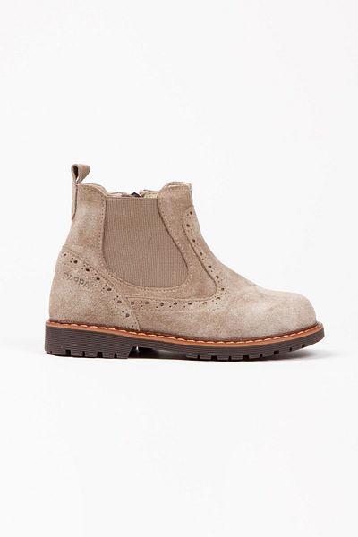 Paqpa Δερμάτινες μπότες Nuby Kids Stone Suede