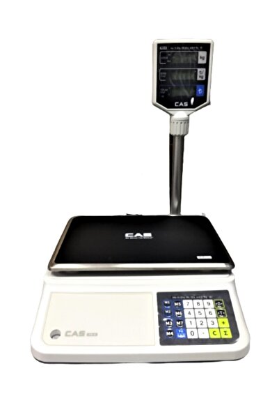 CAS Pr Iı Boyunlu Onaylı 30 Kg Fiyat Hesaplamalı Terazi Boyunlu