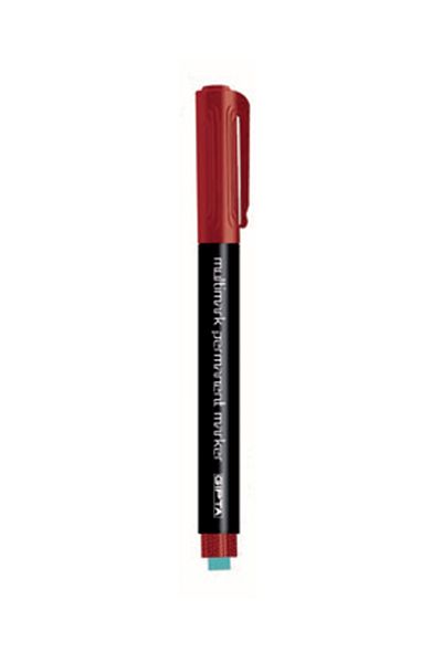 Gıpta Red Acetate Permanent Marker - S Series F 154200   (Pack of 12)