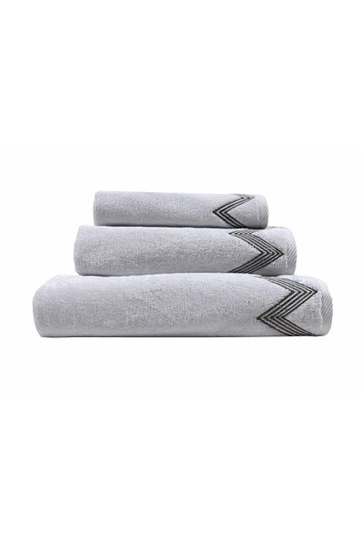Gül Güler Zigzag Embroidered Hand Towel