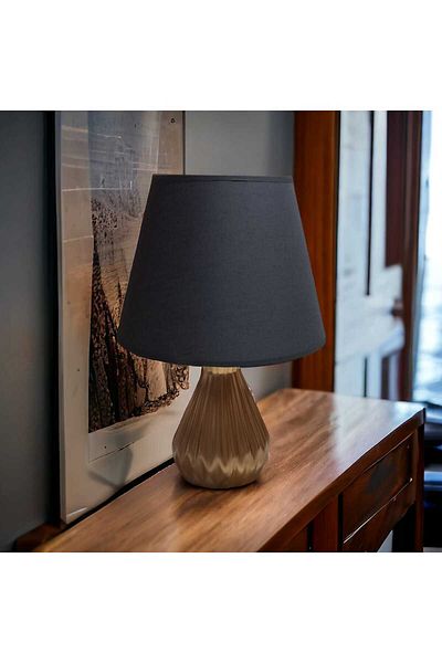 ariana sytle Ceramic Gold Begüm - Modern Lampshade01