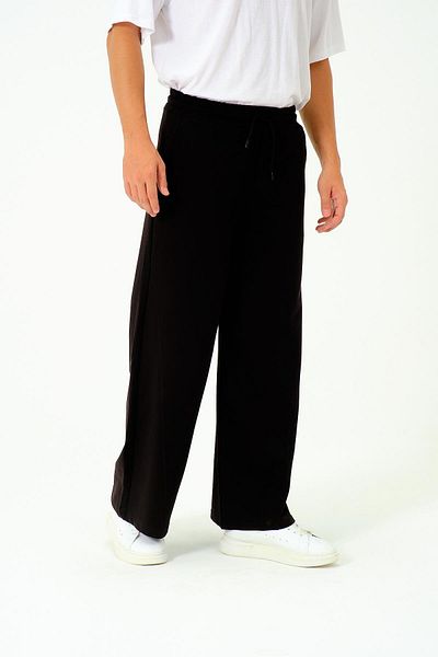 C&City 786 Schwarze Baggy-Oversize-Jogginghose für Herren