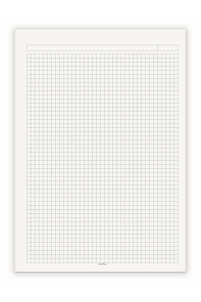 Etika Extra Light Spiral School Notebook withKraftCover - 140 Sheets, Checkered 70 Yp