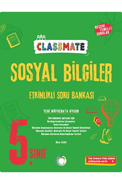 Okyanus Yayınları OKYANUS YAYINLARI 5.SINIF CLASSMATE SOSYAL BİLGİLER SORU BA...