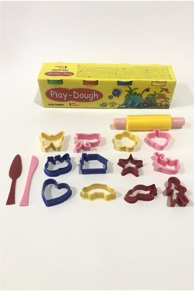 Play Dough Oyun Hamuru Ve Oyun Hamuru Kalıbı Seti 450 gr 4
