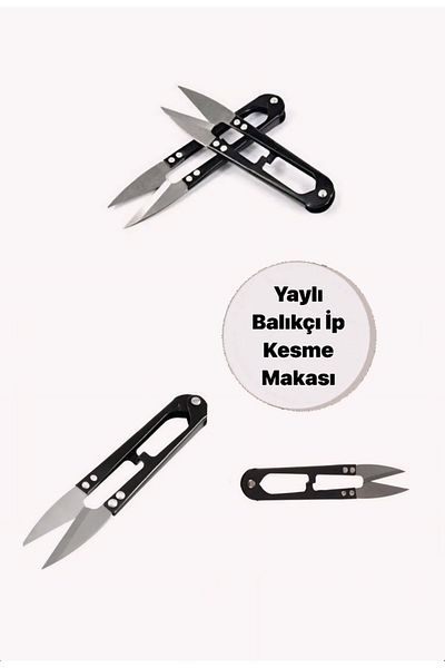 Mi-ÇA HOME Multi-Purpose Stainless Spring Metal Fisherman's String Cutting Scissors / Handcrafted Scissors