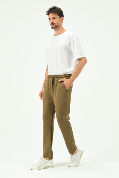 C&City Ανδρικό Φούτερ ίσιο με τσέπες στο πλάι 852 Χακί