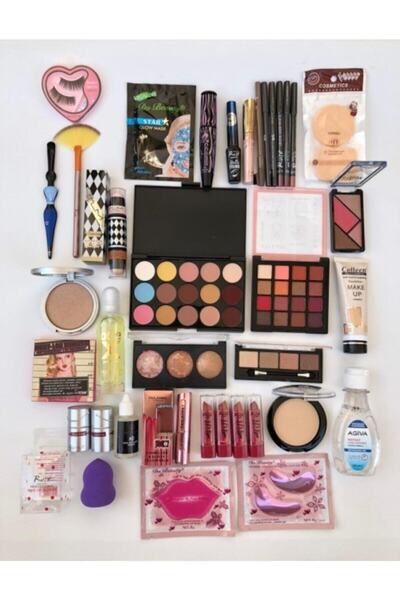 Mardinal Nişan Çeyiz Gelin Makyaj Seti 38 Parça Çeyiz Paketi