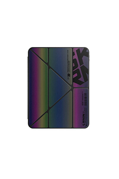 Skinarma iPad Air 13 2024 Kılıf SkinArma Holografik Tasarımlı Arkası ŞeffafMa...