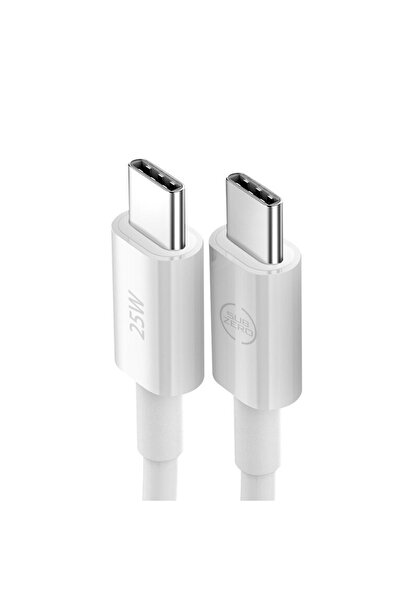 Subzero 25w Hızlı Type-c Şarj Kablosu Çift Taraflı Type-c To Type-c 25w Pd Şarj Kablo 1metre
