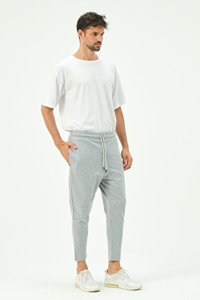 C&City Чоловічі штани з широким кроєм і прямими штанинами 785 Сірий