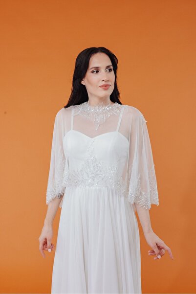 bride in love GÜMÜŞ SİMLİ GELİN-GELİNLİK PELERİNİ,GELİNLİK ETOLÜ