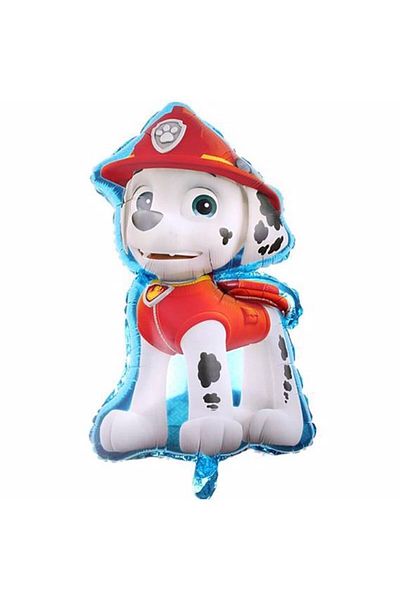 Parti Station Paw Petrol Pav Petrol Fire Department Dog Marshall 1 Year Old Balloon Concept Birthday Set Age Balloon Set