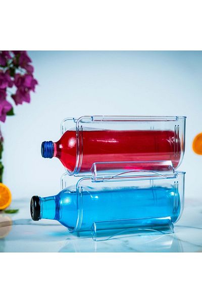onbeşmarkt 2 Pieces Bottle Organizer - Shelf Refrigerator Organizer