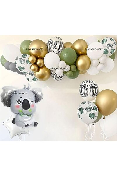 DÜVENCİ TİCARET KOALA FOLYO BALONLU BALON SET