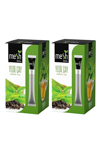 Mesh Stick Yeşil Çay Bitki Çayı – Doğal, Şeker Ilavesiz, Katkısız, 2 Paket Bir Arada
