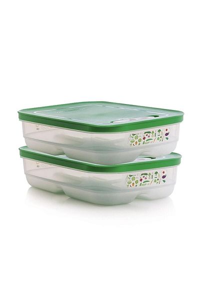 Tupperware Tupperaware Greenhouse Fridge Storage Container Horizontal 2 X1.8 Lt