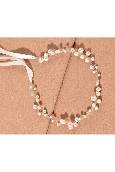 Yeşil Atölye إكسسوار شعر العروس والحجاب باللؤلؤ والحجر (مشبك شعر الزفاف والخط...