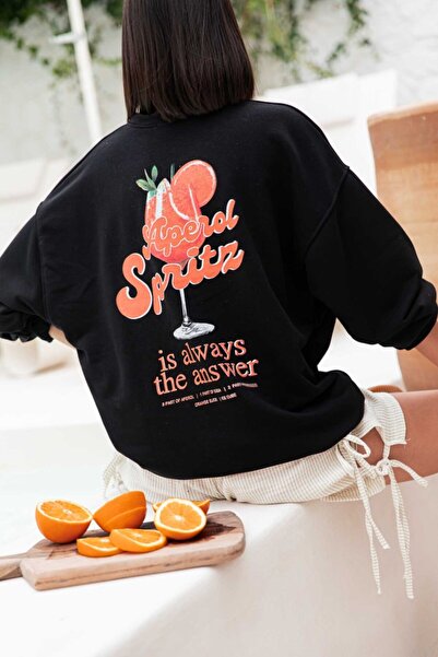 Jose Clothing Βιολογικό βαμβάκι - με τύπωμα oversized Φούτερ