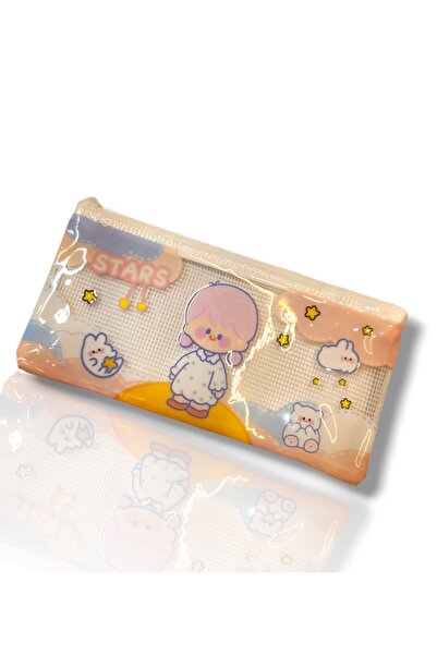 XENO COMPANY PVC SEVİMLİ DESENLİ KALEM KUTU