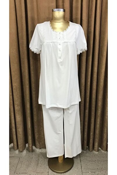 Blackspade 5601- Hamile Pijama Takımı-ekru