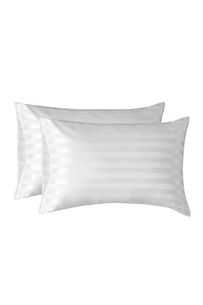 Novella Home Μαξιλάρι Πολυσατέν Ειδικό Γεμισμένο Λευκό Ριγέ - 50*70 cm