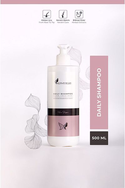 Native Base Sulfate-Free Keratin after Care Daily Shampoo 500 ml