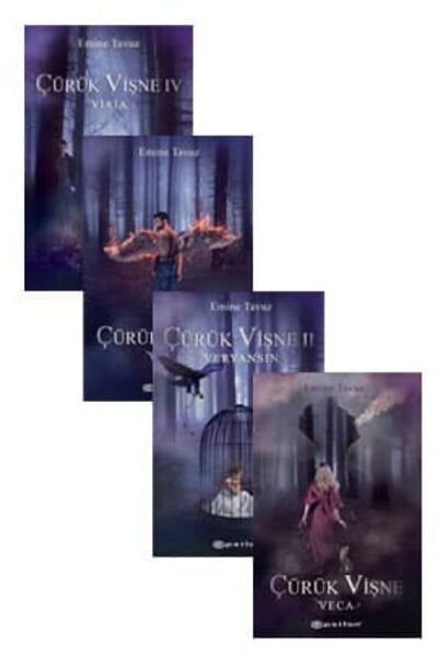 Epsilon Yayınevi Çürük Vişne Serisi 4 Kitap Set Emine Tavuz
