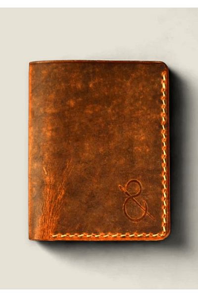 Safir Leather Δερμάτινο πορτοφόλι Viking Tan Crazy