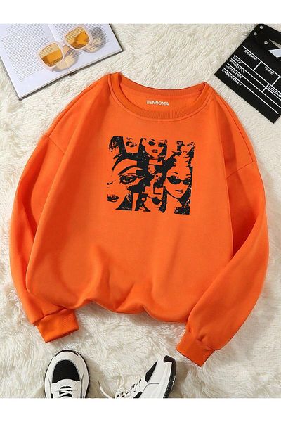 BENROMA ΦΟΥΤΕΡ UNISEX OVERSIZE - ΓΥΝΑΙΚΕΙΑ ΦΙΓΟΥΡΑ ΕΚΠΤΩΜΕΝΗ, ΠΟΛΥΛΟΓΙΚΟΣ ΛΑΙΜΟΣ