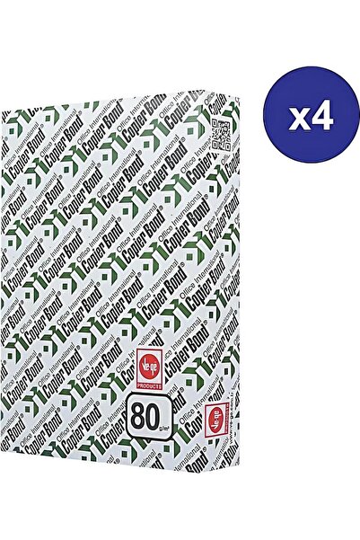 Copier bond ورق نسخ A4 80 جرام - 4 عبوات (500) 2000 قطعة