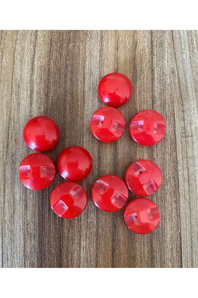 Öztürk Pearlescent Half Pearl Button 1.3cm Pack of 10