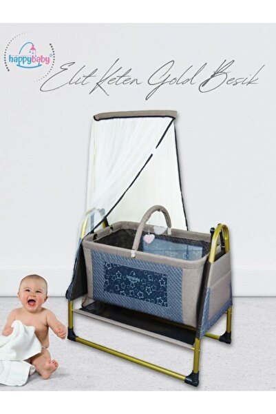 Happy Baby Elit Keten Gold Beşik