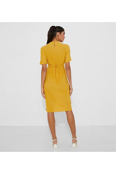 Aila Yellow Women's Short dress