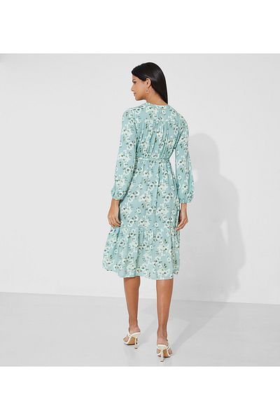 Aila Green Women's Midi dress