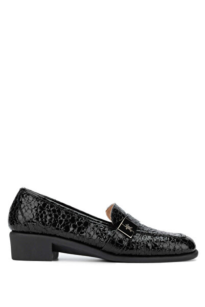 RELAX ANATOMIC حذاء نسائي مريح من الجلد الطبيعي باللون الأسود