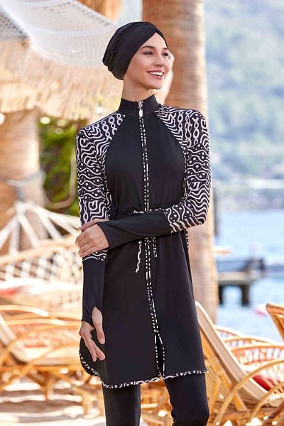 Swimming dress for ladies fully covered clearance