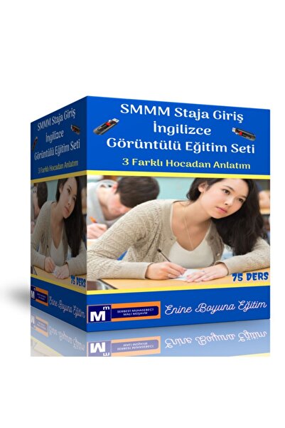 Enine Boyuna Eğitim Smmm Staja Giriş Ingilizce Görüntülü Eğitim Seti (75 Ders...