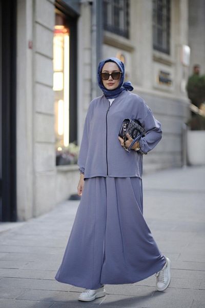 NS Moda Costum Eflin Gri Model-518