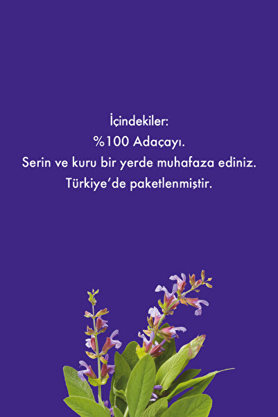 Mesh Stick Adaçayı Bitki Çayı %100 Doğal , Katkısız 2 Paket Birarada