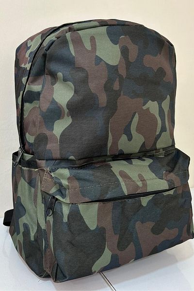 KISCHE Διπλό χρώμα Ineed You School Sports Bag Καμουφλάζ Στρατιωτικό μοτίβο