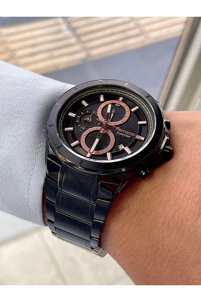 Ferrucci Functional Men's Wristwatch - Steel Cord