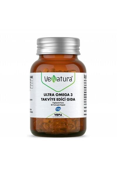 VeNatura Ultra Omega 3 Takviye Edici Gıda 60 Yumuşak Kapsül elfakzmtk2