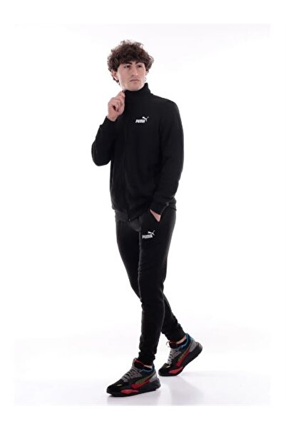Puma Men's Black Tracksuit Set - Clean Sweat 585840 01