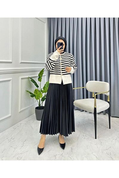 CEVHER FUSTA MODEL SLIM PLISAT