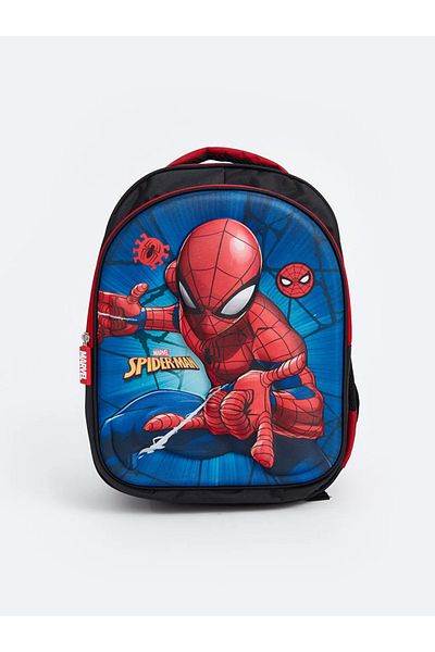 LC Waikiki ACCESORII LCW Geantă de școală pentru băieți cu imprimeu Spiderman mixt