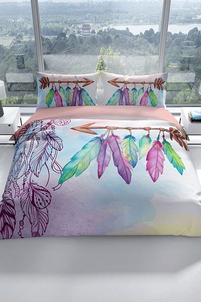 Cattleya Sleep 3d Cotton Satin Double Duvet Cover Set