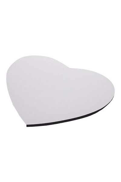 Boldy 20x19CmWhite Seamless HeartGamingMousePad- Non-slipMousePad