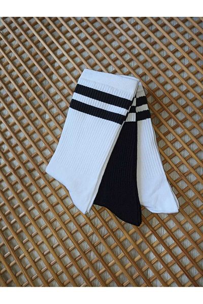 Rocks For Men's Tennis Socks - Combed Cotton, Circle, 3 Pairs Seamless