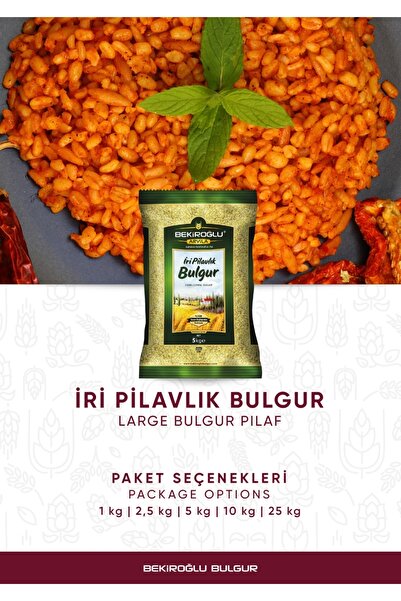 BEKİROĞLU ARVİLA İri Pilavlık Bulgur 25 KG